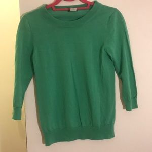 J. Crew Green Tippi Sweater